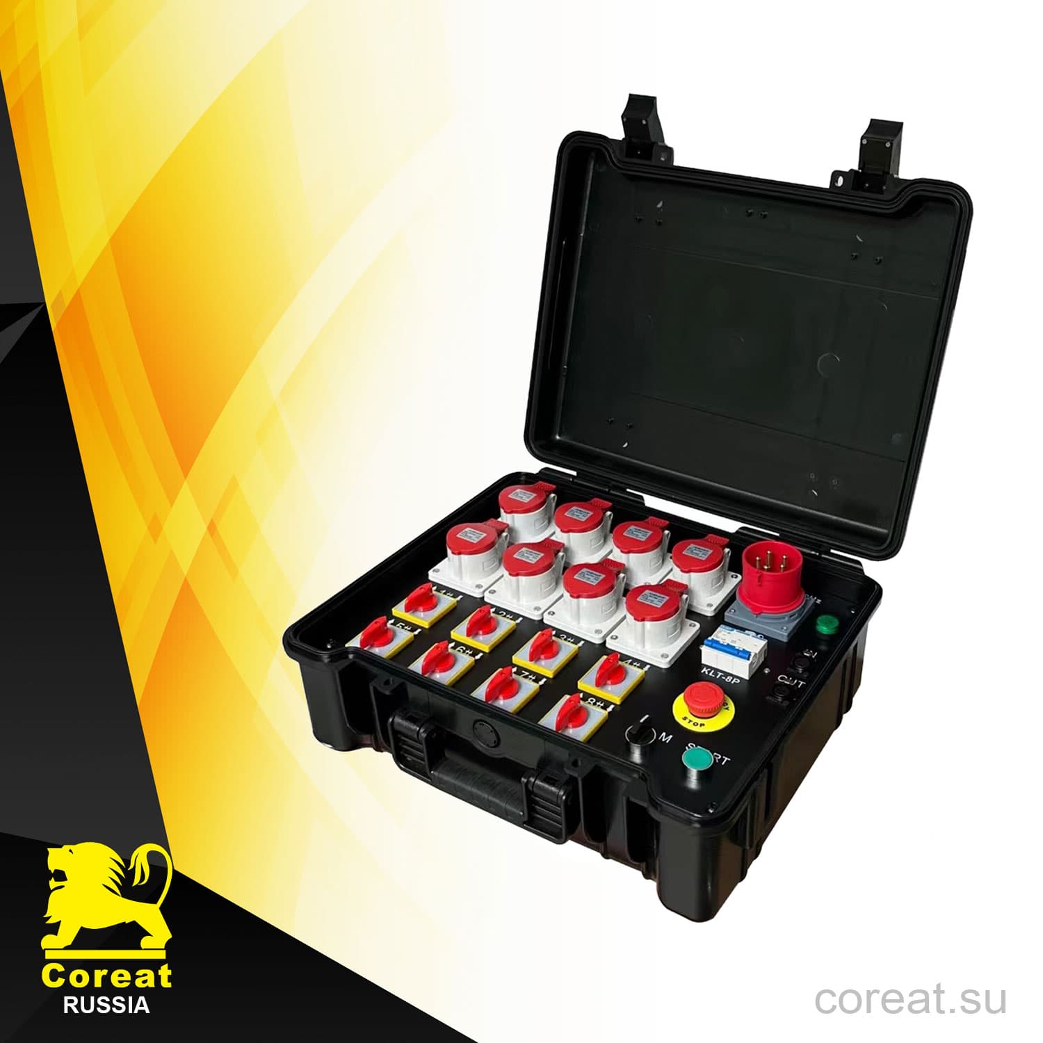 Пульт управления электрическими лебедками 8 каналов LEV KLT-8ru 