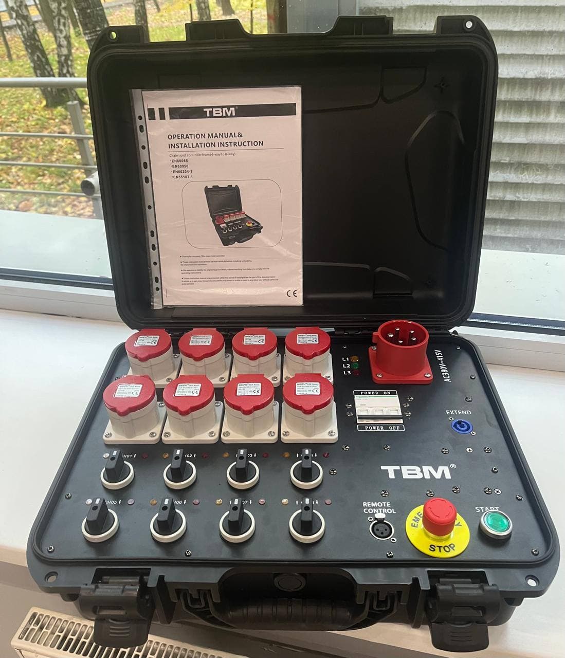 Пульт управления  электролебедками 8 кан...