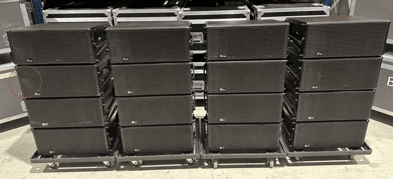 Meyer Sound LEOPARD set