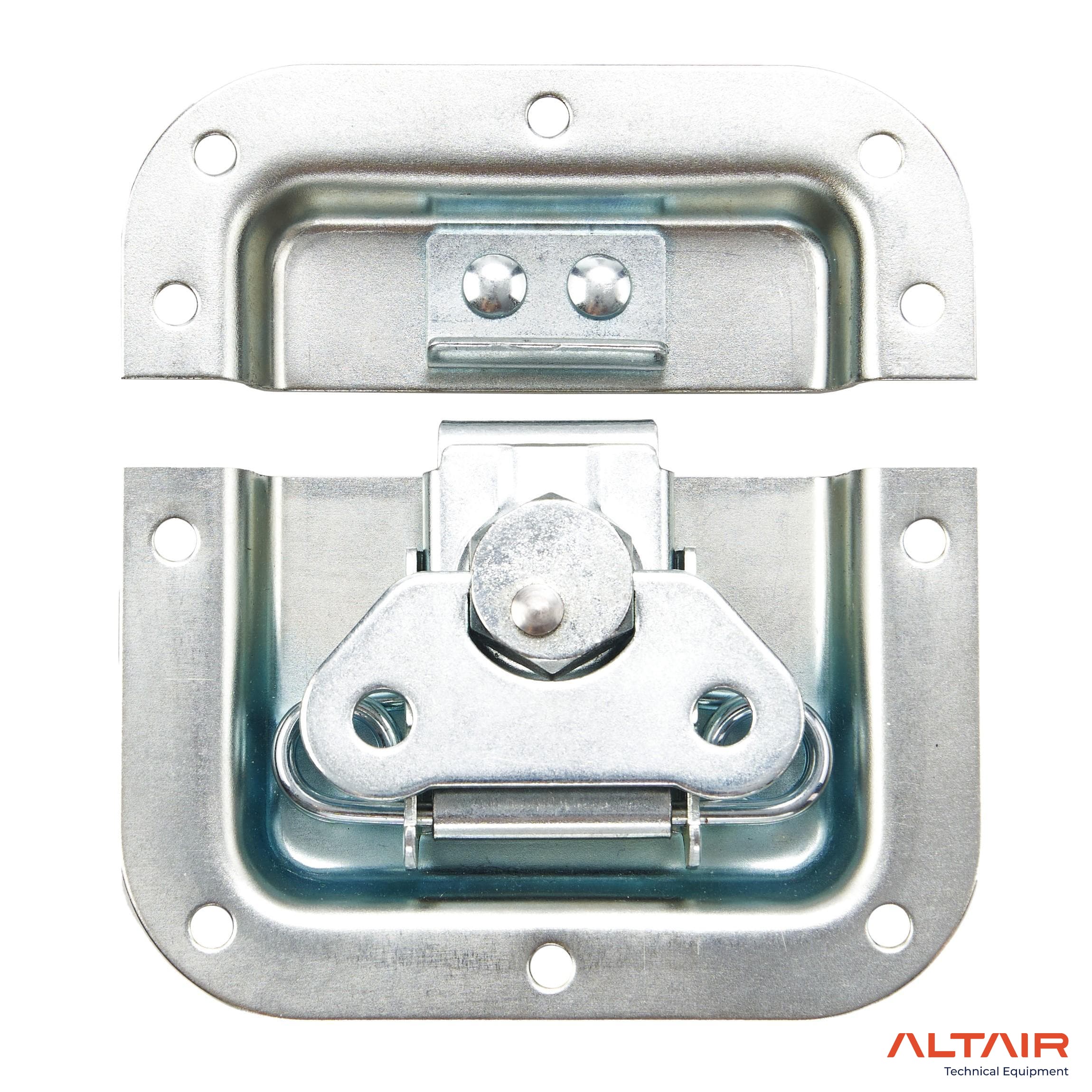 Замок-бабочка врезной, средний, пружинный