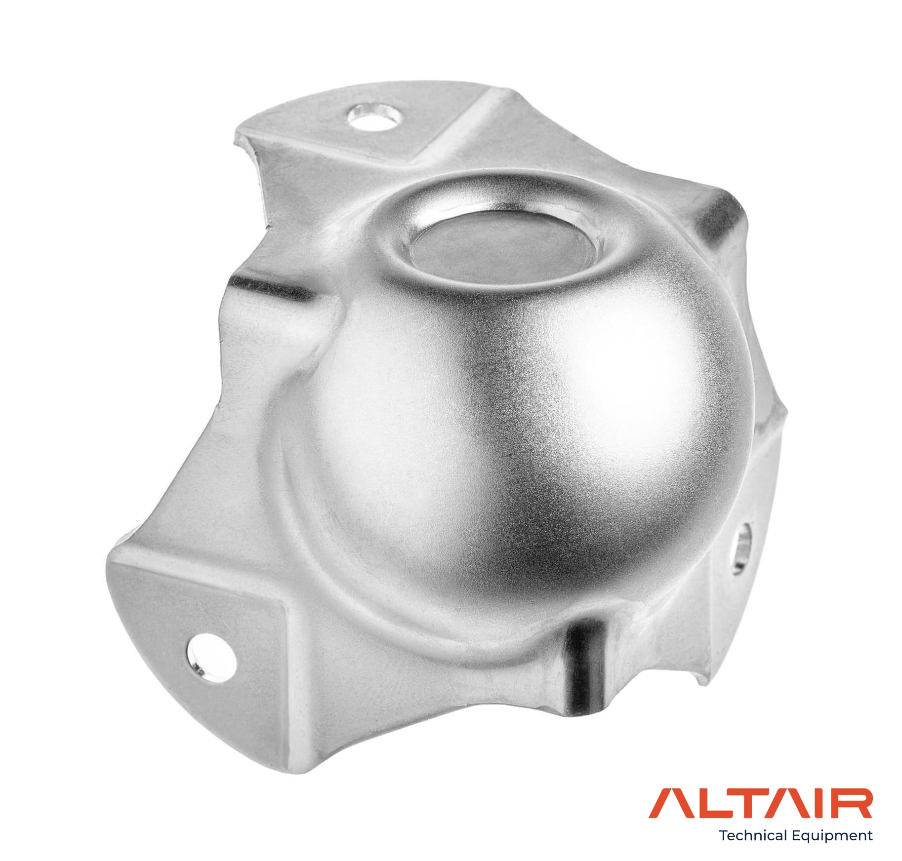 Уголок шаровый средний, с тремя ножками, с выштамповкой